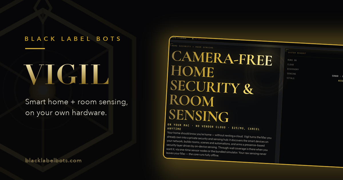 Vigil local smart-home interface